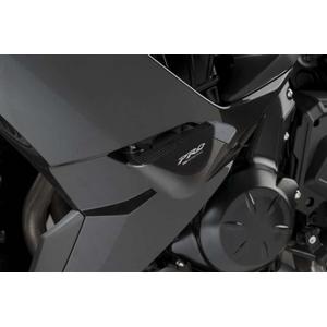 Frame sliders PUIG PRO 9467N black with grey rubber
