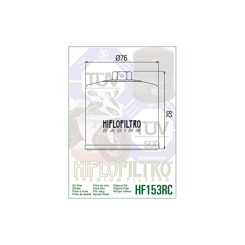 Ölfilter HIFLOFILTRO Racing
