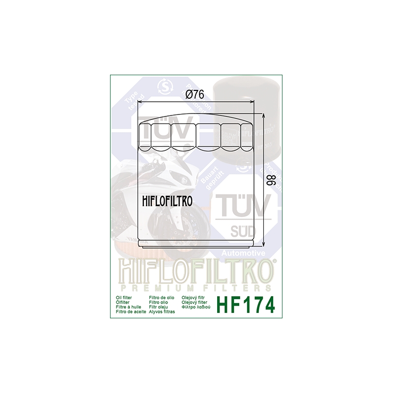Ölfilter HIFLOFILTRO schwarz