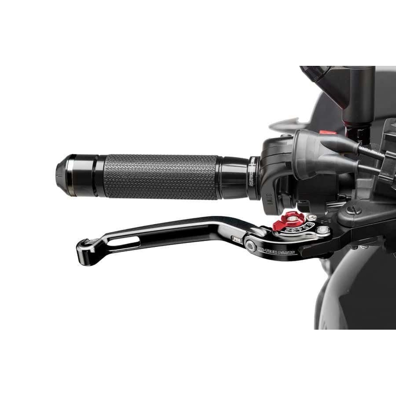 Bremsehebel ohne Adapter PUIG foldable schwarz/rot