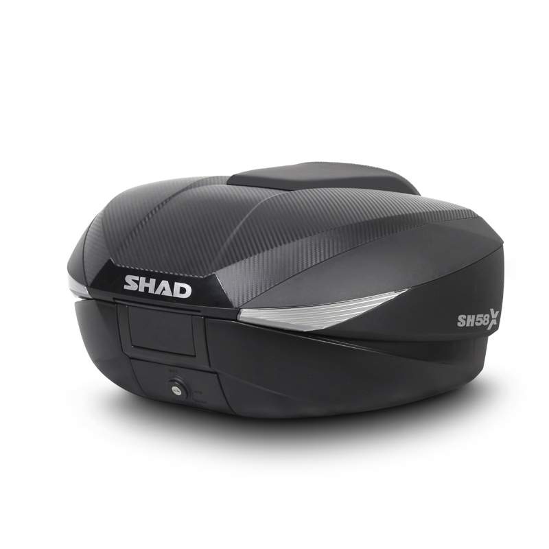 Top case SHAD SH58X Carbon (expandable concept) with PREMIUM lock