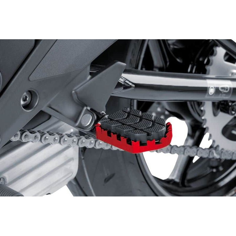 Fussratsen ohne Adapter PUIG ENDURO rot with rubber Ausverkauf