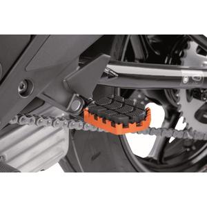 Fussratsen ohne Adapter PUIG ENDURO 7587T orange with rubber