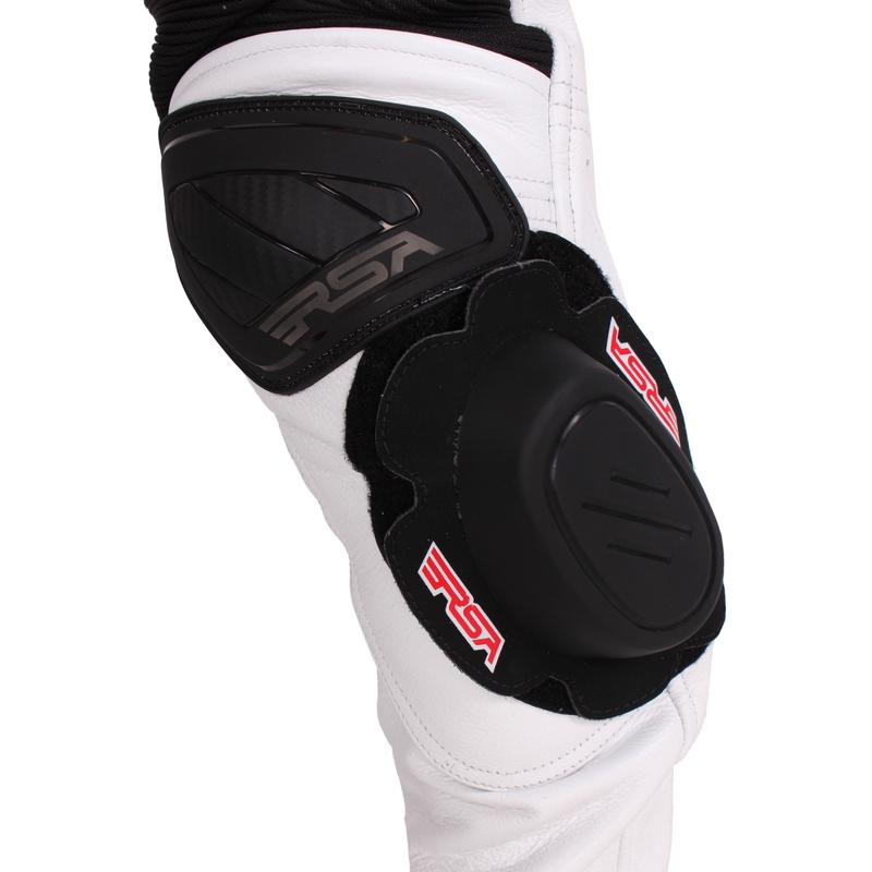 Damen Motorradhose RSA Virus weiß-schwarz-rot Ausverkauf