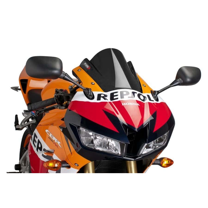 Windschutzscheibe PUIG RACING schwarz für HONDA CBR 600 RR 2013-2016