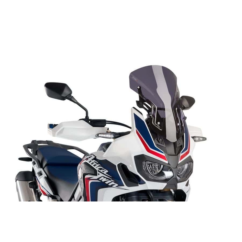 Windschutzscheibe PUIG RACING WITH SUPPORT + PROTECTION dunkel getönt