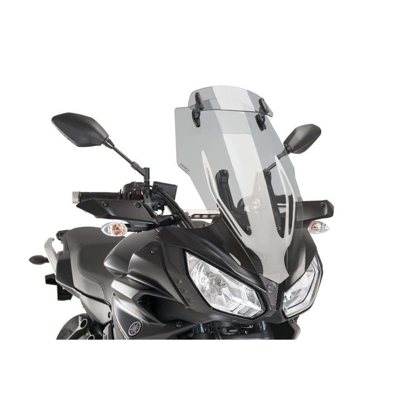 Windschutzscheibe PUIG TOURING WITH VISOR getönt für YAMAHA MT-07 Tracer / Tracer 700 2016-2019