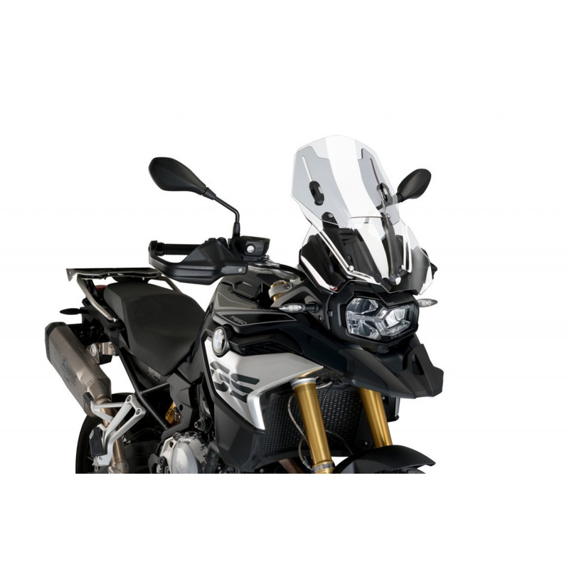 Windschutzscheibe PUIG RACING WITH SUPPORT + PROTECTION clear