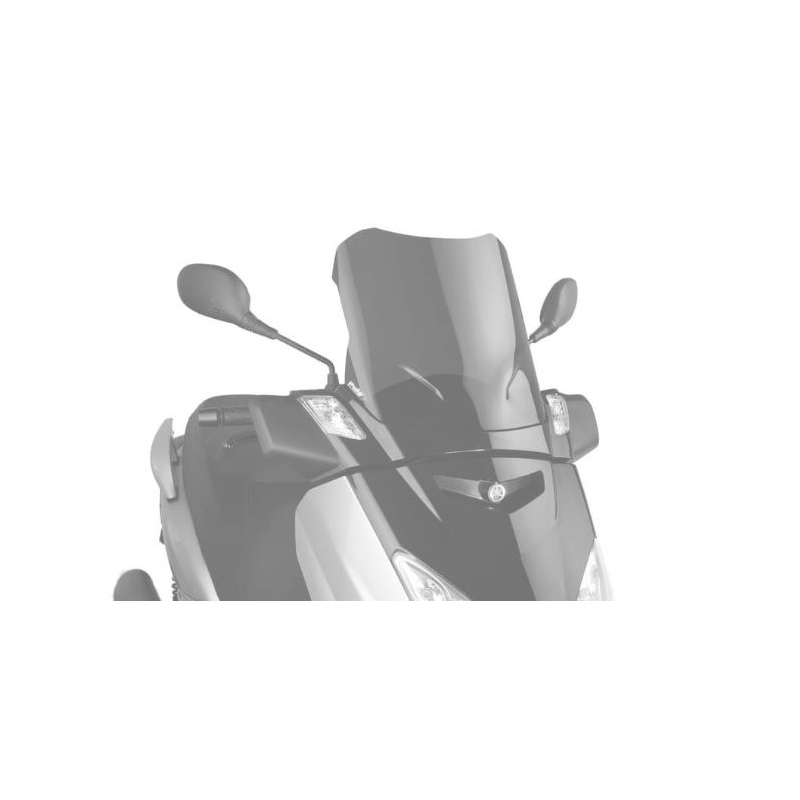Windschirm PUIG V-TECH LINE TOURING schwarz für YAMAHA YP 125 X-MAX 2005-2009, YAMAHA YP 250 X-MAX 2005-2009