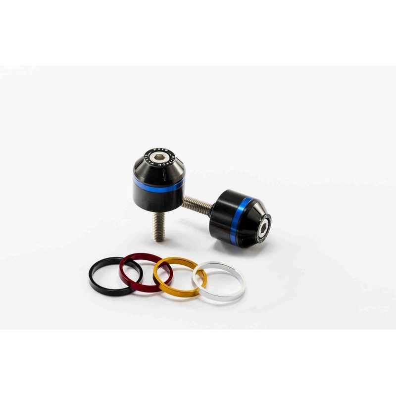 Bar ends PUIG SHORT WITH RING colour rings included für YAMAHA MT-09 Tracer / Tracer 900 2015-2017