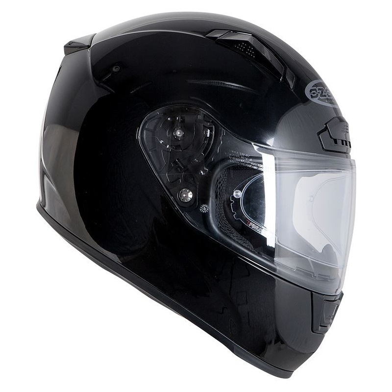 Integralhelm Ozone RC-01 schwarz glänzend + Pinlock Ausverkauf