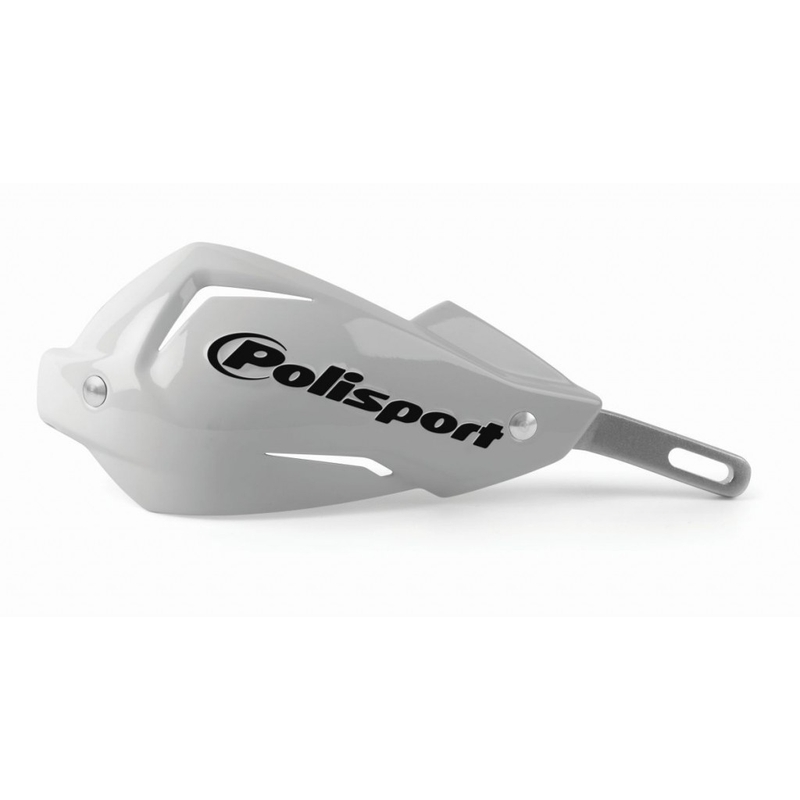 Handguard POLISPORT TOUQUET mit Montagesatz universal weiß