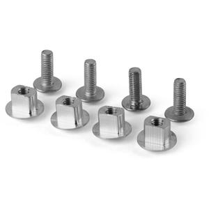 Bolts for hand protector POLISPORT 8306100001 silber