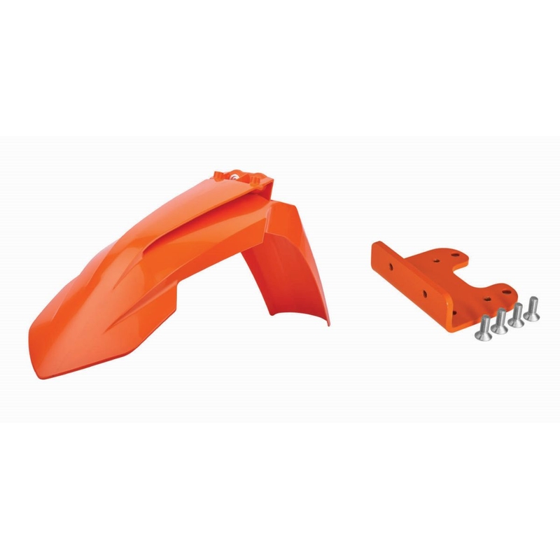 Kotflügel vorn POLISPORT with adaptor orange KTM 16