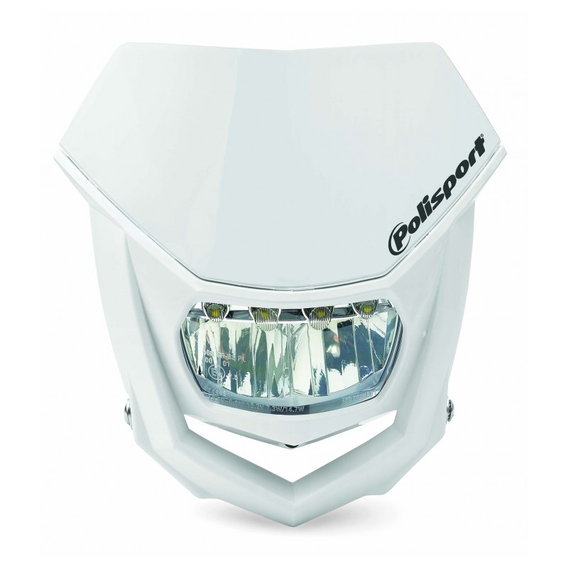 Maske mit Leuchte POLISPORT HALO LED weiß