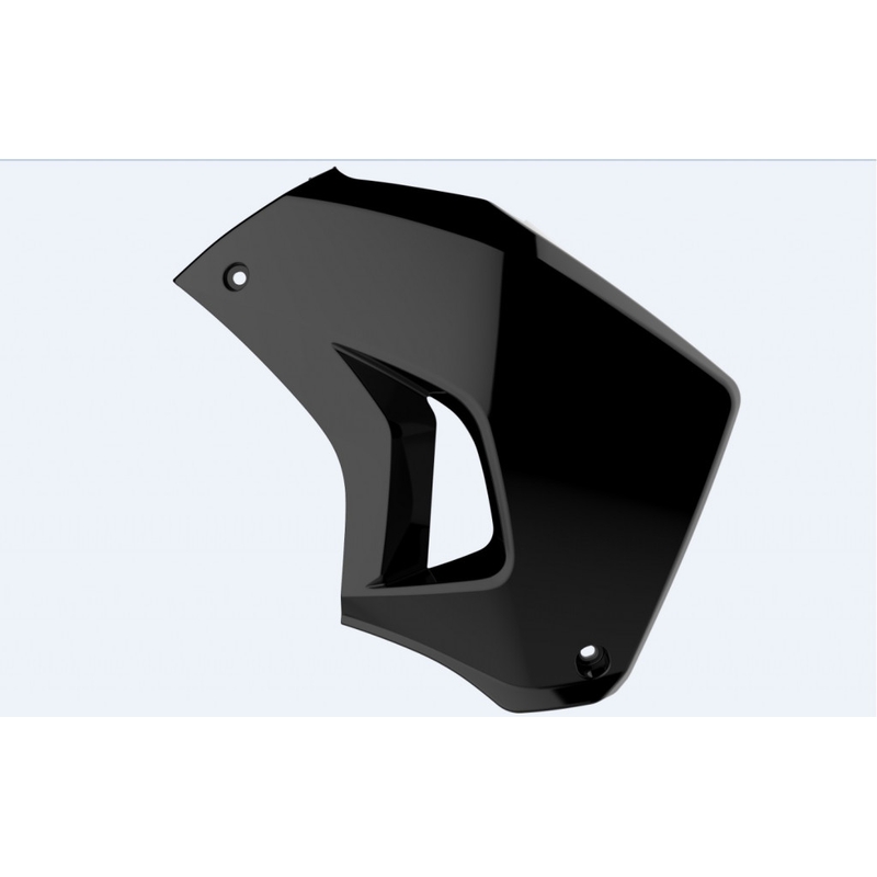 Radiator scoops POLISPORT rechts schwarz für KAWASAKI KLR 650 2008-2018