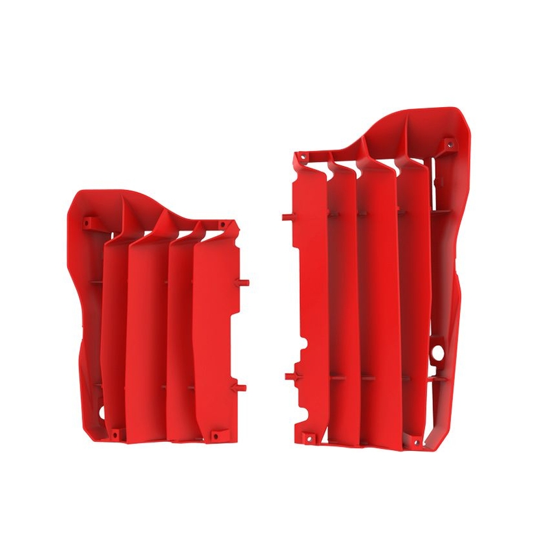 Radiator louvers POLISPORT rot CR 04 für HONDA CRF 450 R 2017-2020, HONDA CRF 450 RX 2017-2020