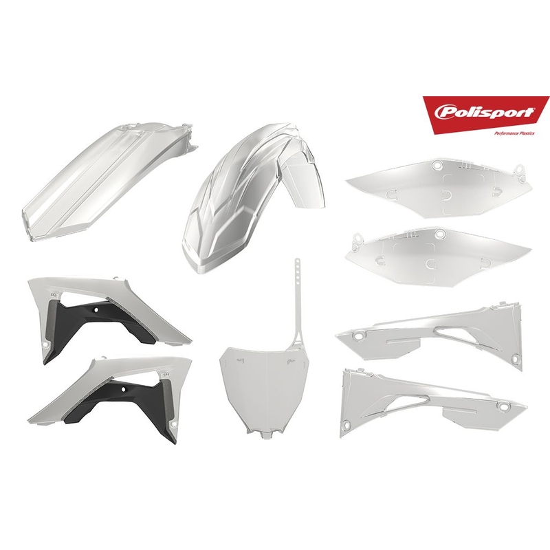 Satz Kunststoffteile POLISPORT transparent 99 für HONDA CRF 450 R 2017-2020, HONDA CRF 250 R 2018-2021