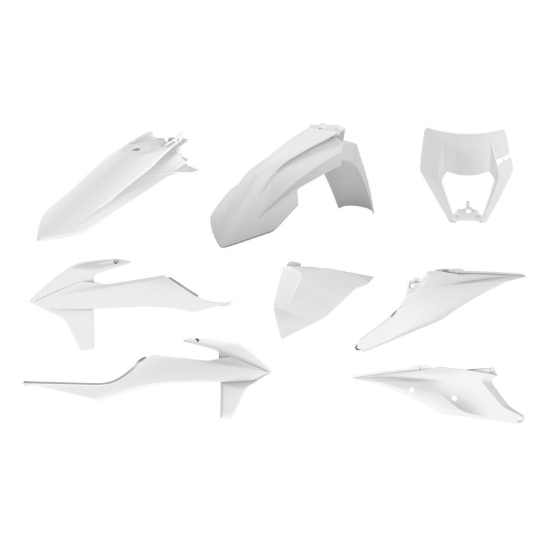 Satz Kunststoffteile POLISPORT white BD