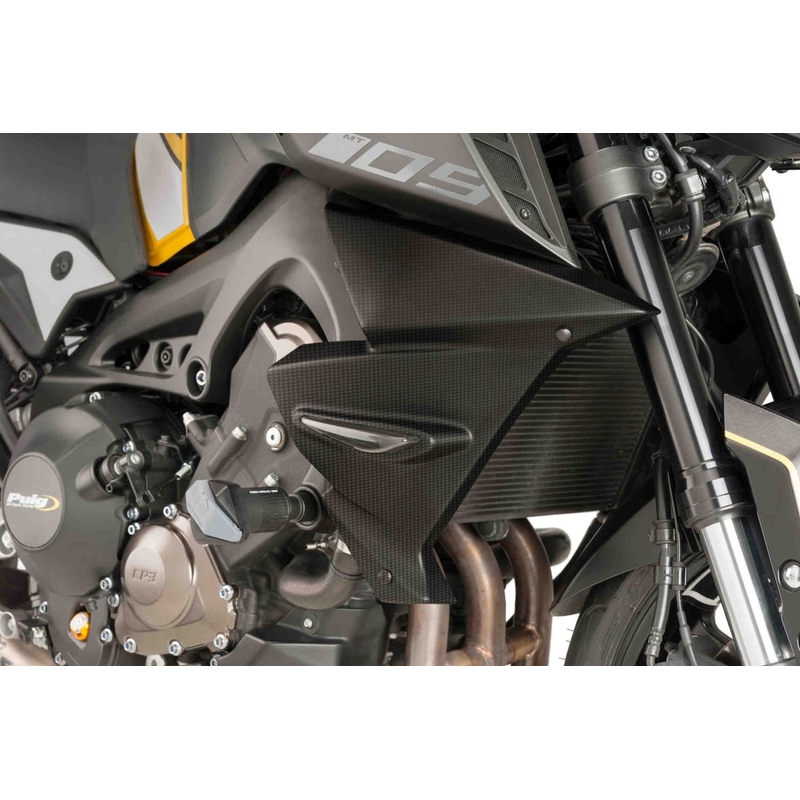 Radiator side panels PUIG carbon look Aufkleber inkl.