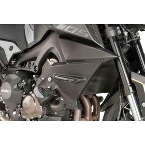 Radiator side panels PUIG 9378J schwarz matt Aufkleber inkl.
