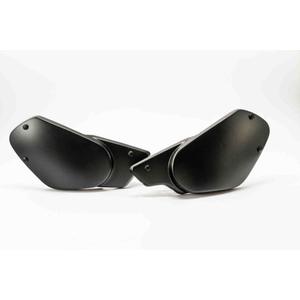 Seitliche Nummernschilder PUIG 8563C carbon look Aufkleber inkl.