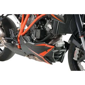 Engine spoiler PUIG 7573J schwarz matt Aufkleber inkl.