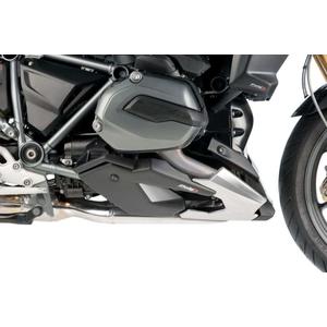 Engine spoiler PUIG 7690J schwarz matt Aufkleber inkl.