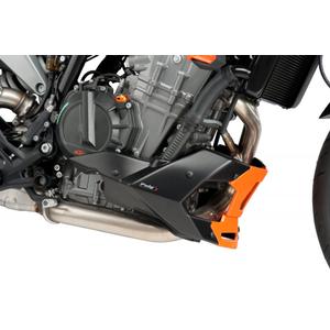 Engine spoiler PUIG 9669J schwarz matt Aufkleber inkl.