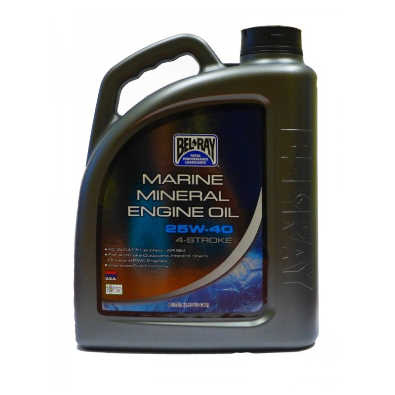 Motoröl Bel-Ray MARINE MINERAL 4T 25W-40 4 l