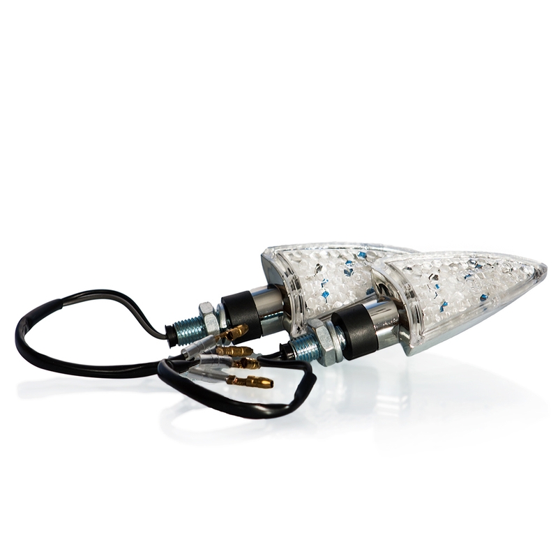 LED Miniblinker MOTION STUFF Chrom Ausverkauf