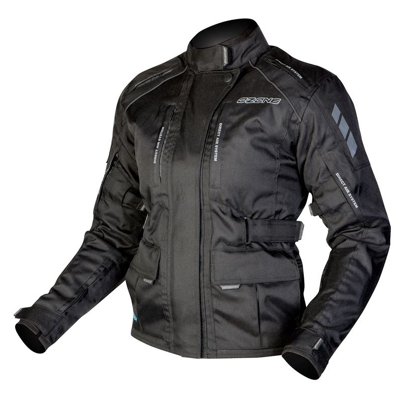 Women's Moto Jacket Ozone Tour Schwarz Ausverkauf