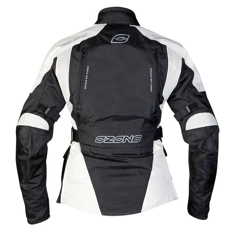 Women's Moto Jacket Ozone Tour schwarz-grau Ausverkauf