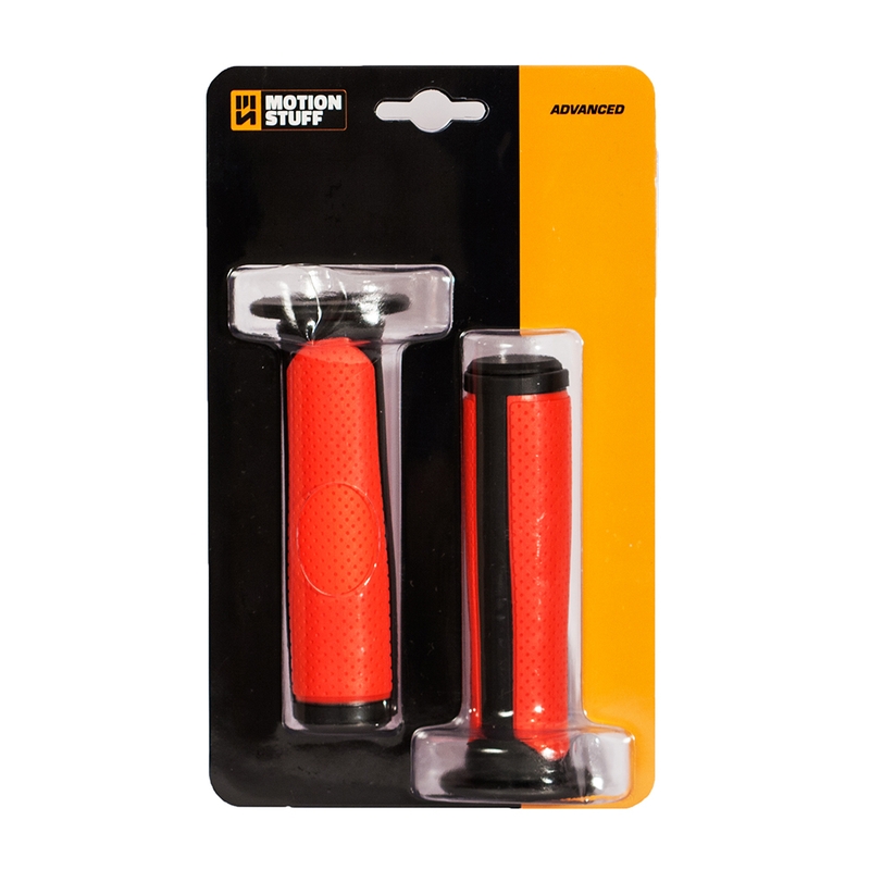 Handgriffe MOTION STUFF ADVANCED schwarz/rot (dual compound)
