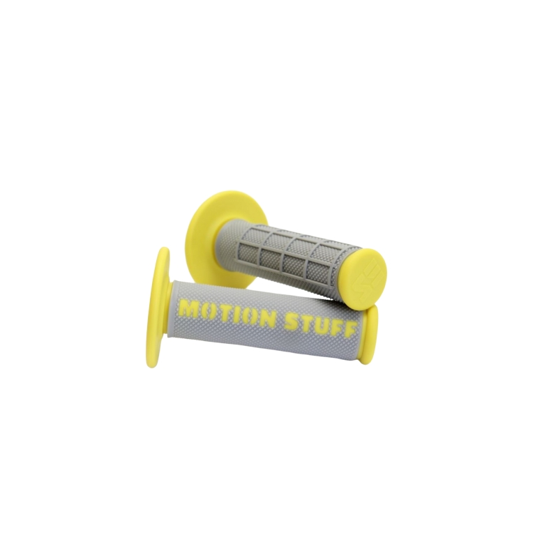 Motocross supersoft grip MOTION STUFF grau/gelb