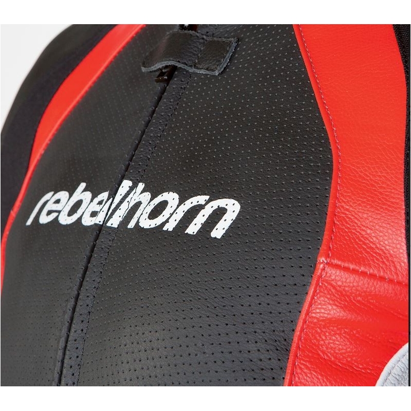 Rebelhorn Piston II schwarz/weiss/rot Motorradjacke