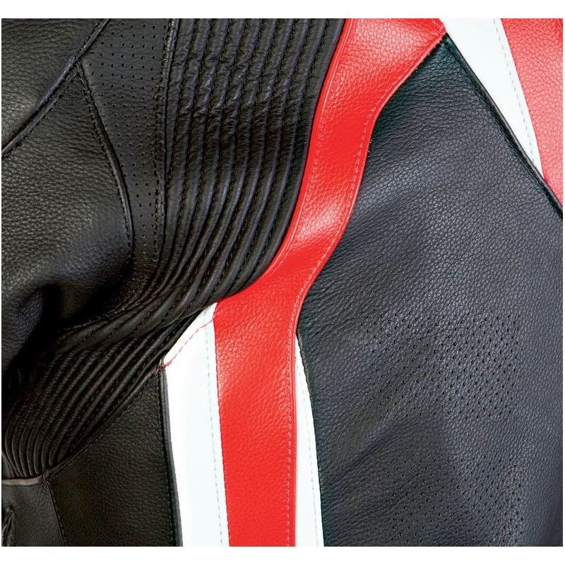 Rebelhorn Piston II schwarz/weiss/rot Motorradjacke