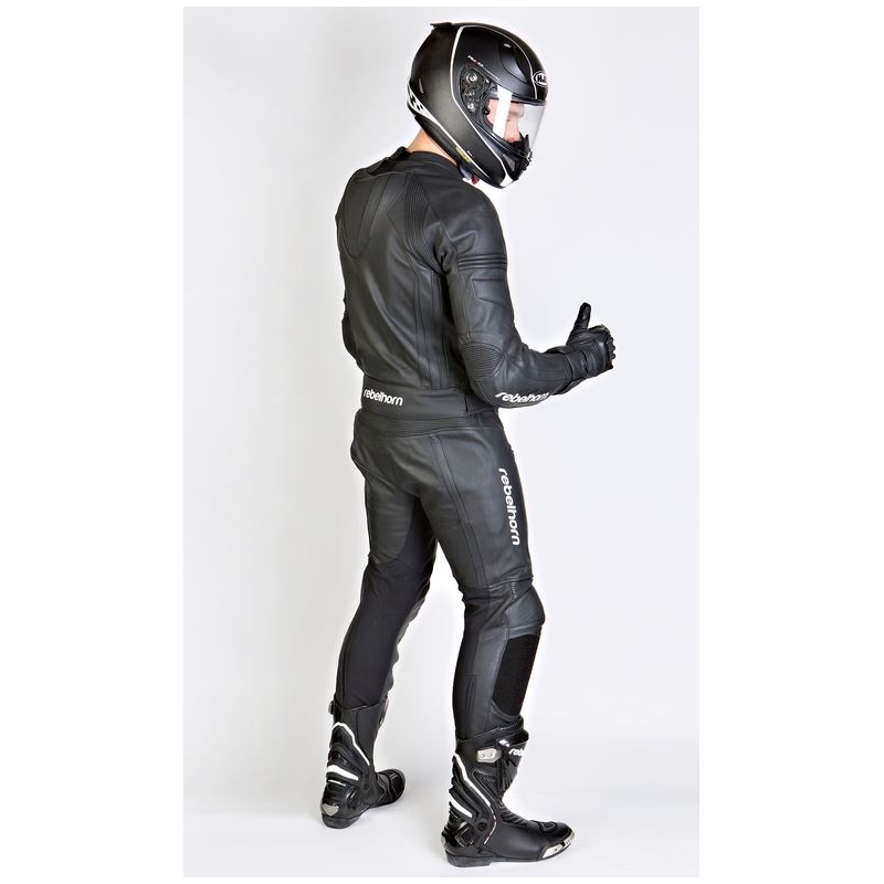 Rebelhorn Piston II Schwarze Motorradhosen