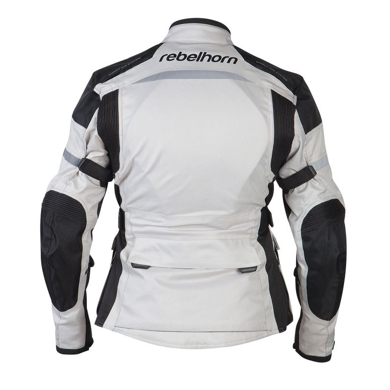 Moto Jacke Rebelhorn Vuelta grau-schwarz Ausverkauf