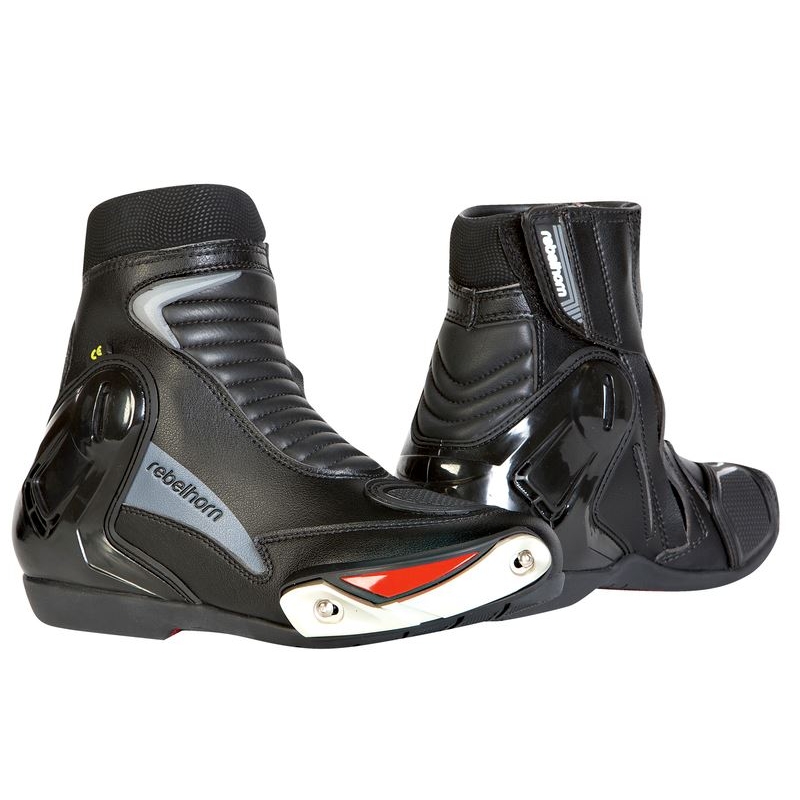 Rebelhorn Fuel II CE Schwarz Motorradstiefel Ausverkauf