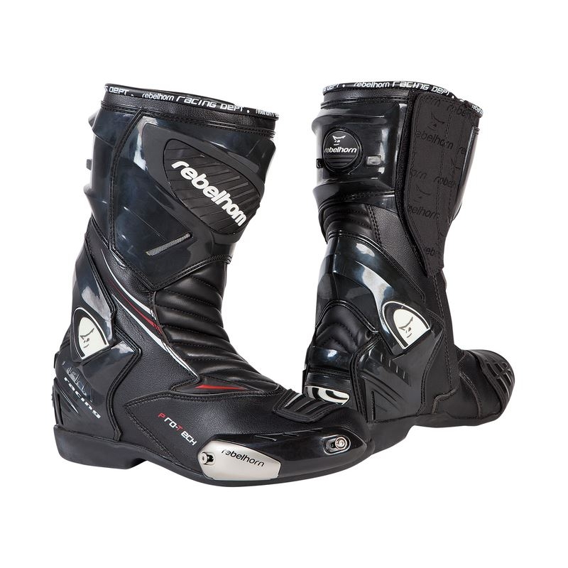 Rebelhorn Lap Schwarz Motorradstiefel Ausverkauf