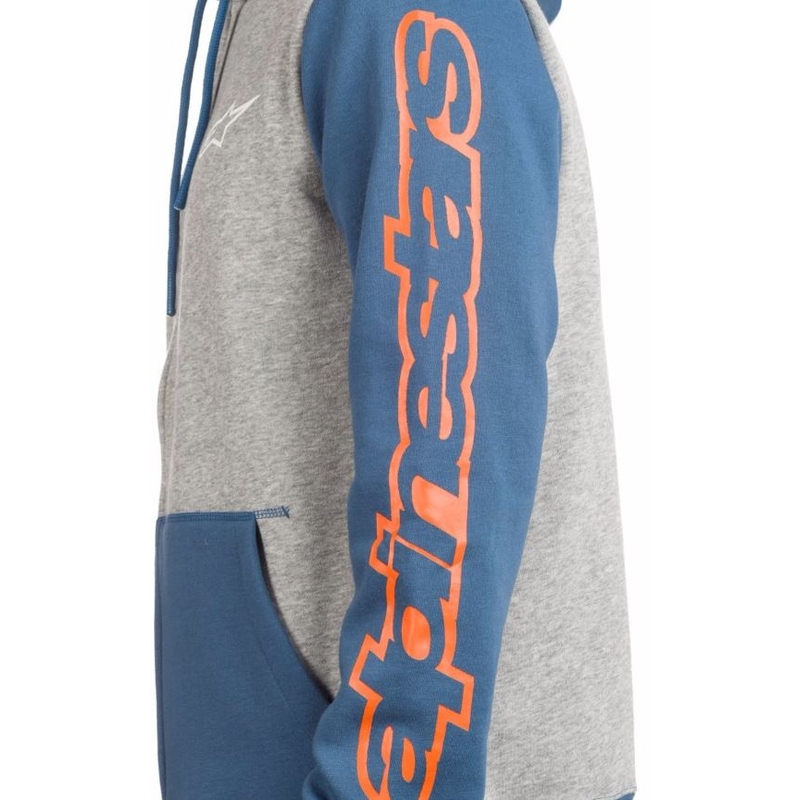 Alpinestars Maschine Fleece Sweatshirt grau-blau Ausverkauf
