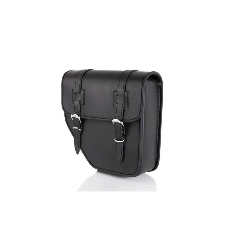 Leder-Satteltasche CUSTOMACCES IBIZA schwarz links