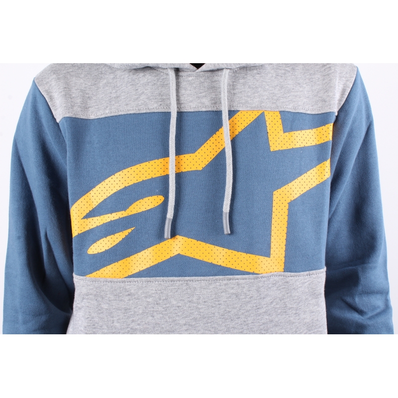 Alpinestars Protokoll Fleece-Sweatshirt grau-blau