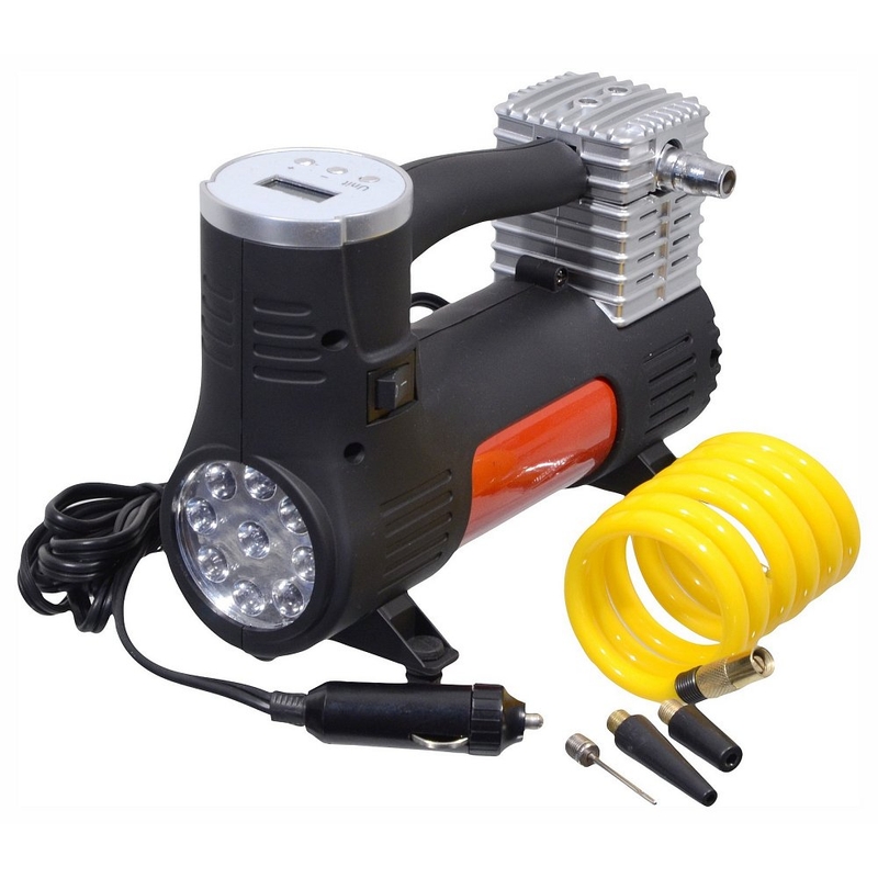 Kompressor 12V POWER BULL digital mit Licht