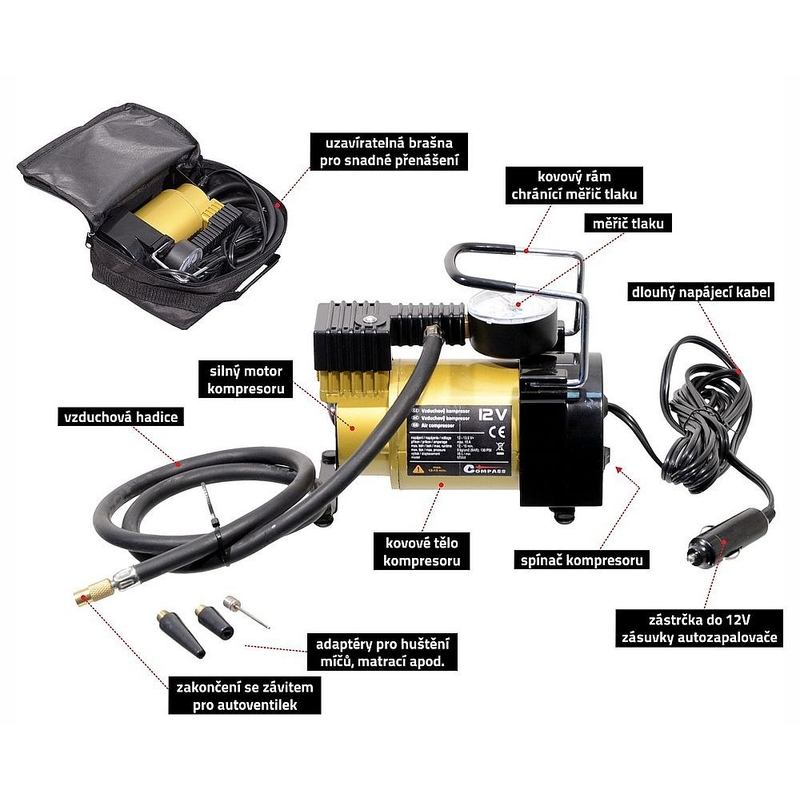 Kompressor 12V TORNADO