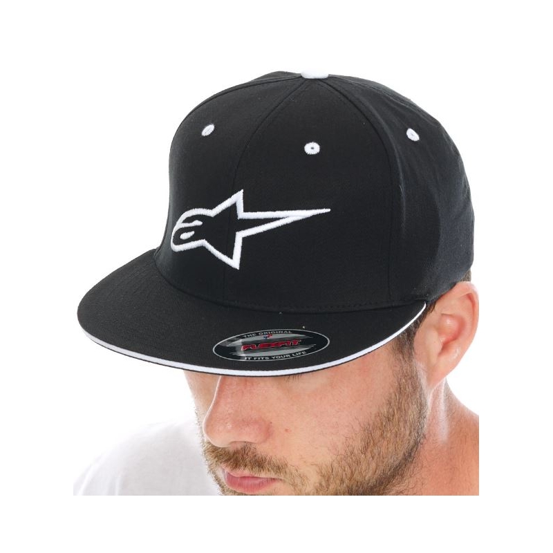 Alpinestars Ageless Flatbill Cap Schwarz und Weiß