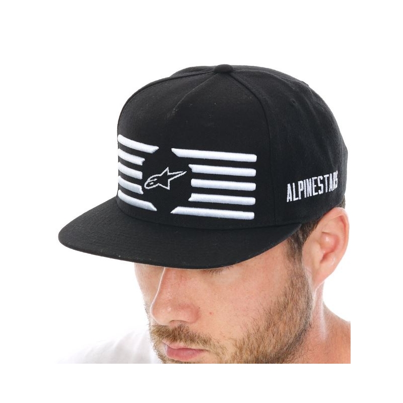 Alpinestars Druck Snapback Cap Schwarz