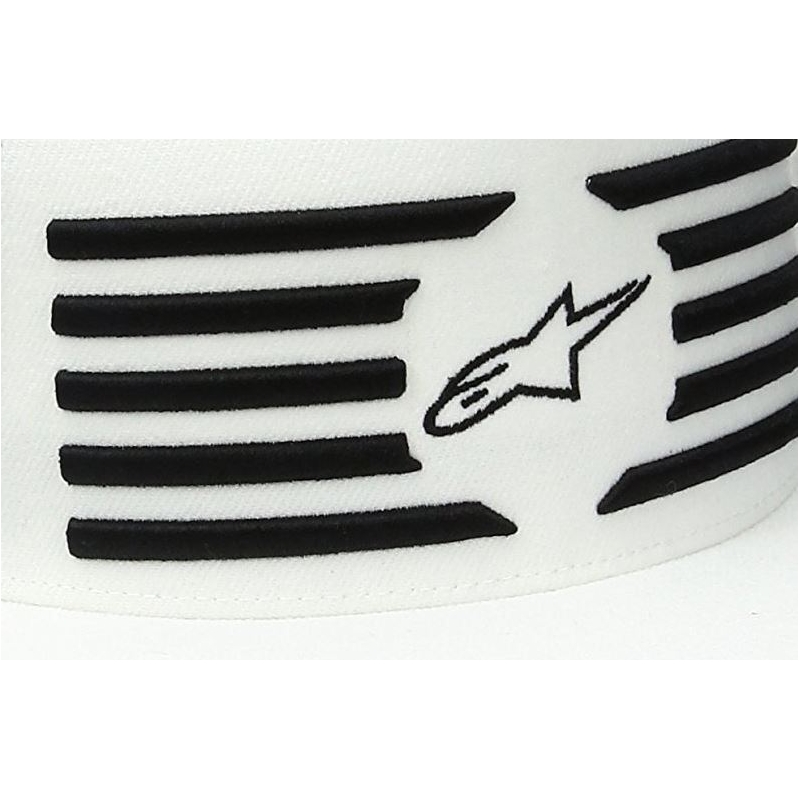 Alpinestars Druck Snapback Cap Weiß