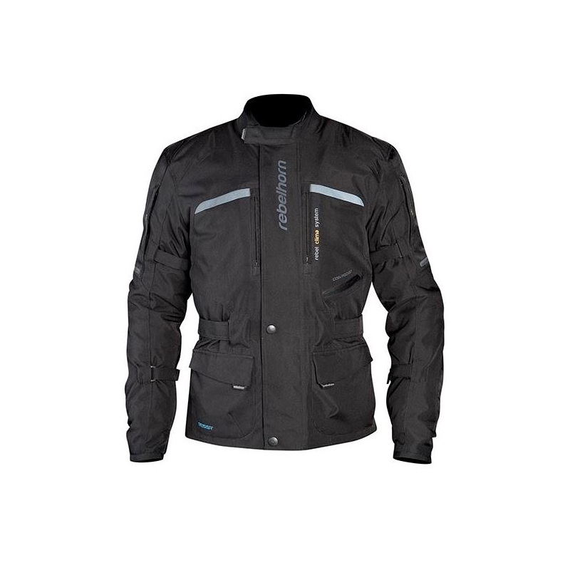 Moto Jacke Rebelhorn Hiker Pro Schwarz